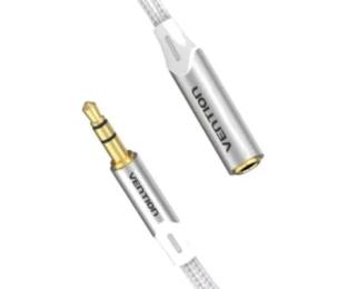 Перехідник Vention (BHEIG) 3.5 мм (тато) - 3.5 мм (тато), 1.5m Silver