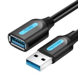 Кабельний подовжувач Vention (CBHBG) USB (тато)  -  USB V 3.0 (мама), 1.5m Black