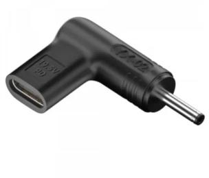 Перехідник Infinity 19.5V Power Delivery Type-C (мама)  -  DC (тато) 3.5 * 1.35мм Black