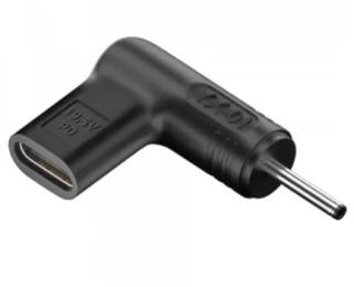 Перехідник Infinity Acer Samsung 19.5V Power Delivery Type-C (мама)  -  DC (тато) 3.0 * 1.0мм Black