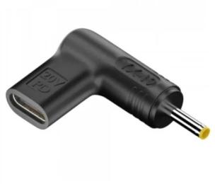 Перехідник Infinity ASUS 20V Power Delivery Type-C (мама)  -  DC (тато) 2.5 * 0.7мм Black