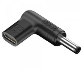 Перехідник Infinity DELL 20V Power Delivery Type-C (мама) - DC (тато) 4.5 * 3.0мм Black