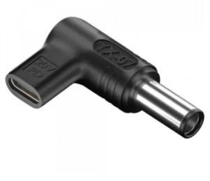 Перехідник Infinity HP 20V Power Delivery Type-C (мама) - DC (тато) 7.4*5.0 мм Black