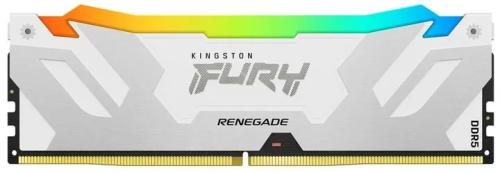 Оперативна память Kingston FURY 16GB DDR5 8000 MHz Renegade RGB Silver White (KF580C38RWA-16)
