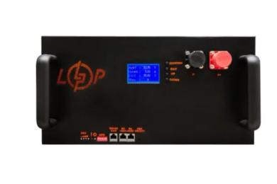Акумулятор для ДБЖ LogicPower LiFePO4 51, 2V  -  230 Ah (11776Wh) (Smart BMS 200A/100А) з LCD метал RM