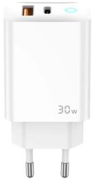 Адаптер живлення для телефона Jellico EU13 White 30W