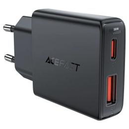 Адаптер живлення для телефона Acefast A69 Black PD30W GAN