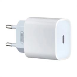 Адаптер живлення для телефона XO L129 White 20W PD (EU)