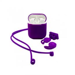 Чохол для навушників XO Lightning AirPods Silicone earphone cover Purple