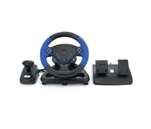 Кермо Voltronic YT-R4/1FA Black Blue 4 в 1, для PC/PS3/PS4/Android