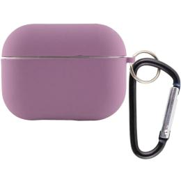 Чохол для навушників EpiK з мікрофіброю для навушників Airpods Pro 2 Lilac Pride