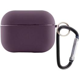 Чохол для навушників EpiK з мікрофіброю для навушників Airpods Pro 2 Elderberry