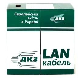 Вита пара ДКЗ UTP CAT.5е PVC 4x2x0.50 305м White (5500)