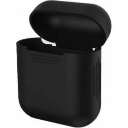 Чохол для навушників MakeFuture Apple AirPods 1/2 Silicone Black (MCL-AA1/2BK)