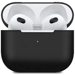 Чохол для навушників MakeFuture Apple AirPods 3 Silicone Black (MCL-AA3BK)