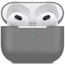 Чохол для навушників MakeFuture Apple AirPods 3 Silicone Gray (MCL-AA3GR)