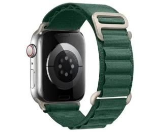 Ремінець для смарт-годинника Infinity Alpine Apple Watch 38mm/40mm/41mm Green тканина