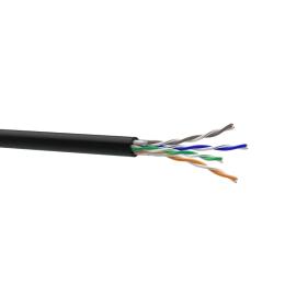 Вита пара ЗЗКМ Cat. 5e U/UTP 4x2x24 AWG PE (К) 500m Black (70910031)