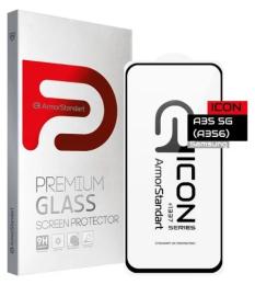 Захисне скло ArmorStandart Icon Samsung A35 5G (A356) Black (ARM74345)