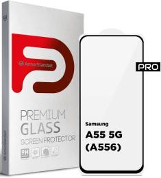 Захисне скло ArmorStandart Pro для Samsung A55 5G (A556) Black (ARM74348)