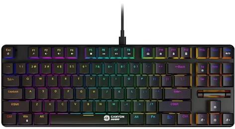 Клавіатура Canyon Cometstrike TLK GK-50 USB Black