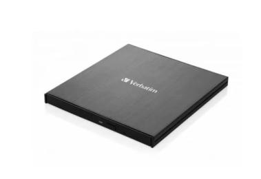 Оптичний привід Verbatim External Slimline Blu-ray Writer Black (43889)