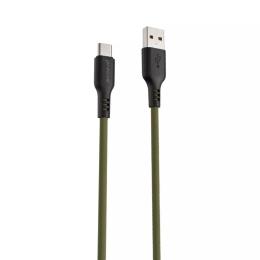 Дата-кабель Proove Rebirth USB-A (тато)  -  USB-C (тато), 1m Green