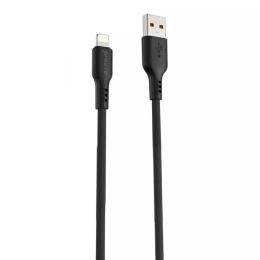 Дата-кабель Proove Rebirth USB-A (тато)  -  Lightning (тато), 1m Black