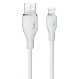 Дата-кабель Baseus P10355700221-01 USB-A (тато)  -  Lightning (тато), 2m White