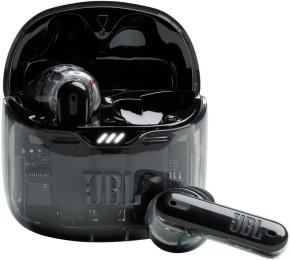 Бездротові навушники JBL Tune Flex Ghost Black (JBLTFLEXGBLK)