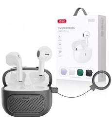 Бездротові навушники XO X26 graphic TWS Black with silicone case and lanyard