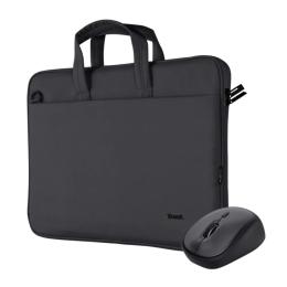 Сумка для ноутбука TRUST Bologna Bag &amp; Mouse Set Black (24988)