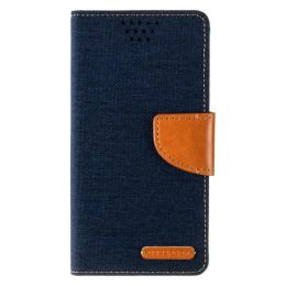 Чохол-книжка Goospery Universal Book Cover Canvas Diary 5.5 Blue
