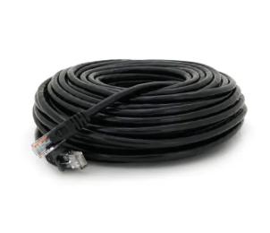 Патч-корд Ritar PCR-CU6/25BL Black UTP, RJ45, Cat.6, 25m Cu (мідь)