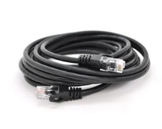 Патч-корд Ritar PCR-CU6/5Bk Black UTP, RJ45, Cat.6, 5m Cu (мідь)