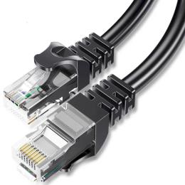 Патч-корд Essager (EXCWXY-JS01) Black TopSpeed Ethernet Round Cable F/UTP Cat.6 1м