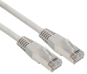 Патч-корд KINGDA RJ45, SFTP 6A, 5.0m, 27AWG, CU, LSZH Light Gray KD-PASFT9500GY-LSZH