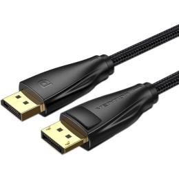 Відео-кабель Vention (HCCBL) DisplayPort (тато)  -  DisplayPort (тато) 10m Black