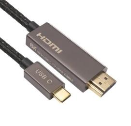 Відео-кабель Cabletime CA914258 USB Type-C(тато) - HDMI(тато), 2м