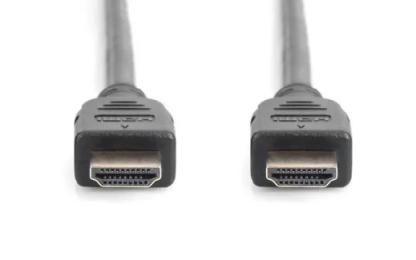 Відео-кабель Digitus AK-330124-010-S HDMI (тато)  -  HDMI (тато) 1m Black 8K, Ultra High speed/Ethernet