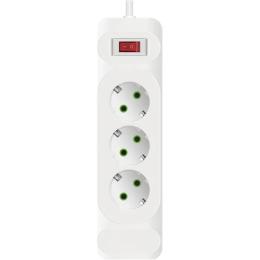 Мережевий фільтр Voltronic F23 White 3 розетки, 2м