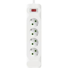 Мережевий фільтр Voltronic F24 White 4 розетки, 2м