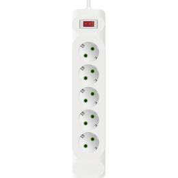 Мережевий фільтр Voltronic F25 White 5 розеток, 2м