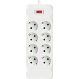 Мережевий фільтр Voltronic F34 White 8 розеток, 2м