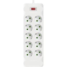 Мережевий фільтр Voltronic F35 White 10 розеток, 2м