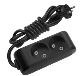 Мережевий фільтр Panasonic X-tendia WLTB02252BL-UA Black 2 гнізда, 5 м