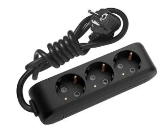 Мережевий фільтр Panasonic X-tendia WLTB04352BL-UA Black 3 гнізда, 5 м