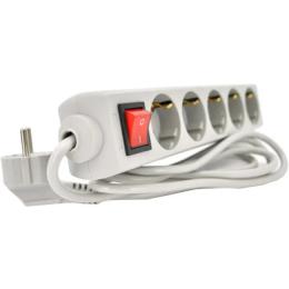 Мережевий фільтр Ritar RT-G518-CU Gray 5 розеток, 1.8 м