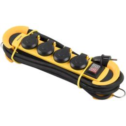 Мережевий фільтр Philips Outdoor SPN5140YB Yellow 4 розетки, 3м