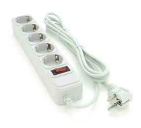 Мережевий фільтр Voltronic MSP5-G-6G Gray 5 розеток, 1.8 м